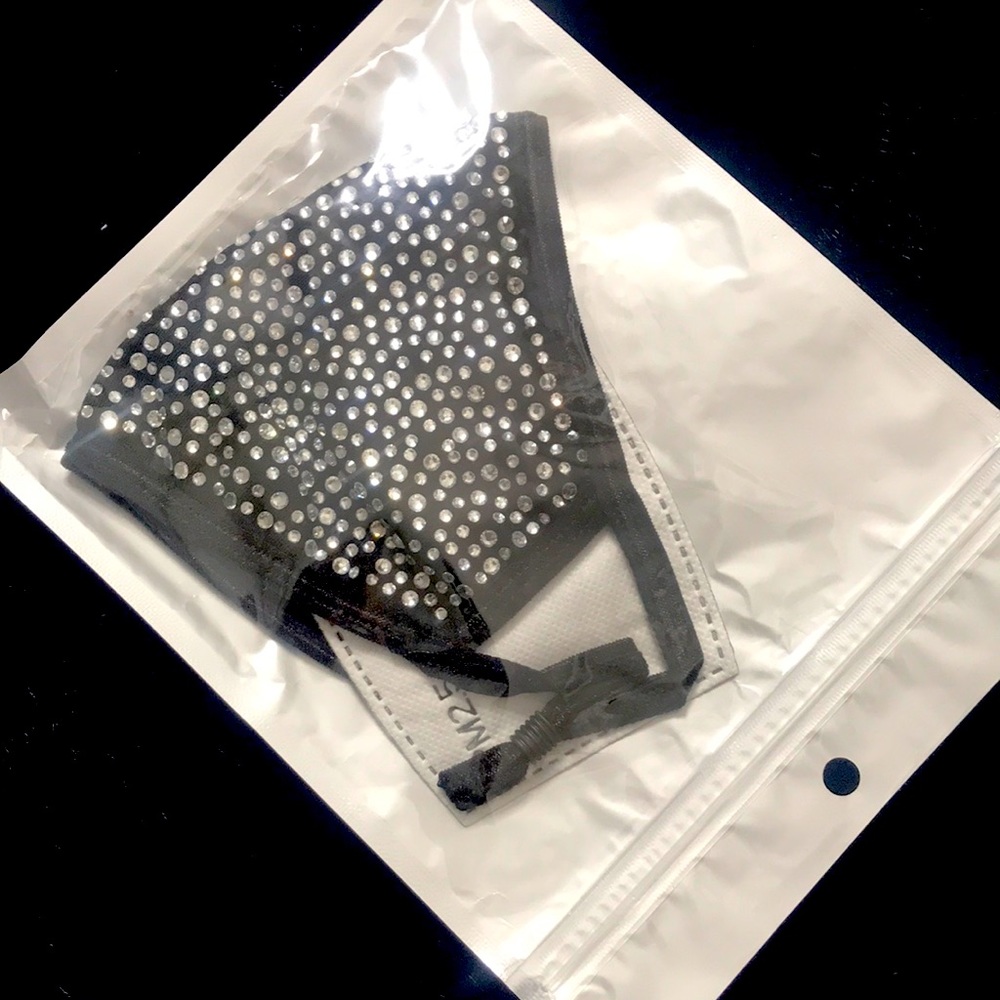 Bling Face mask with filter